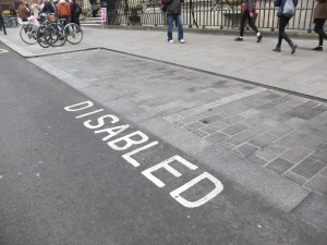 Parking bay at Guildhall